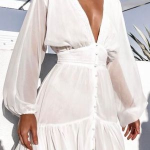 White Mishkah Fashion Dress